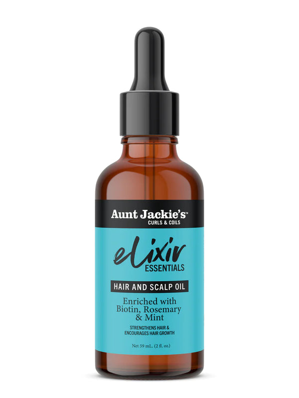 Aunt Jackies Elixir Essentials: Biotin & Rosemary Hair & Scalp Oil