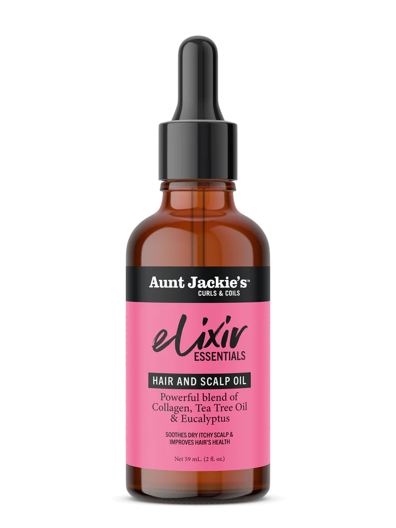 Aunt Jackies Elixir Essentials: Collagen & Tea Tree Hair & Scalp Oil