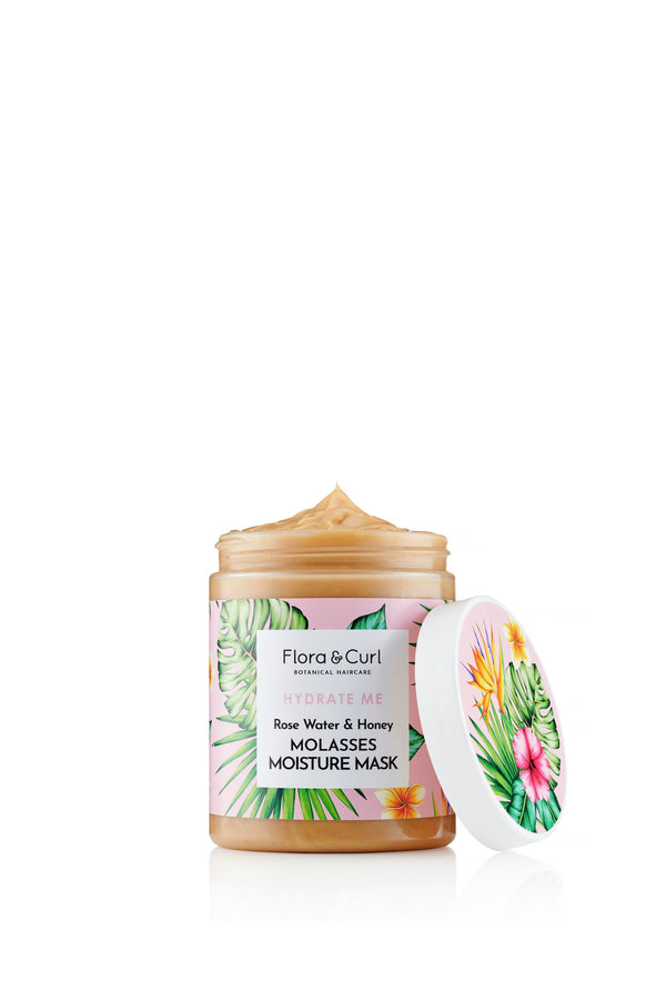 Flora & Curl Rose Water & Honey Molasses Moisture Mask