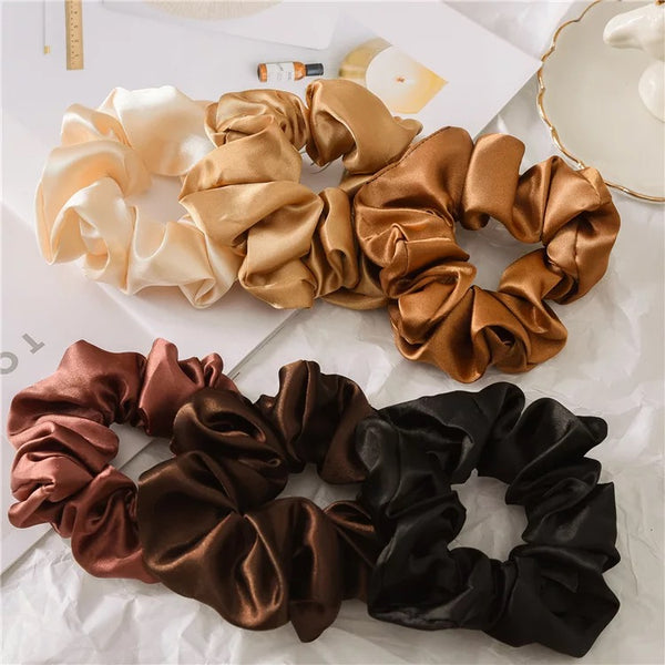 Satin Silk Scrunchies