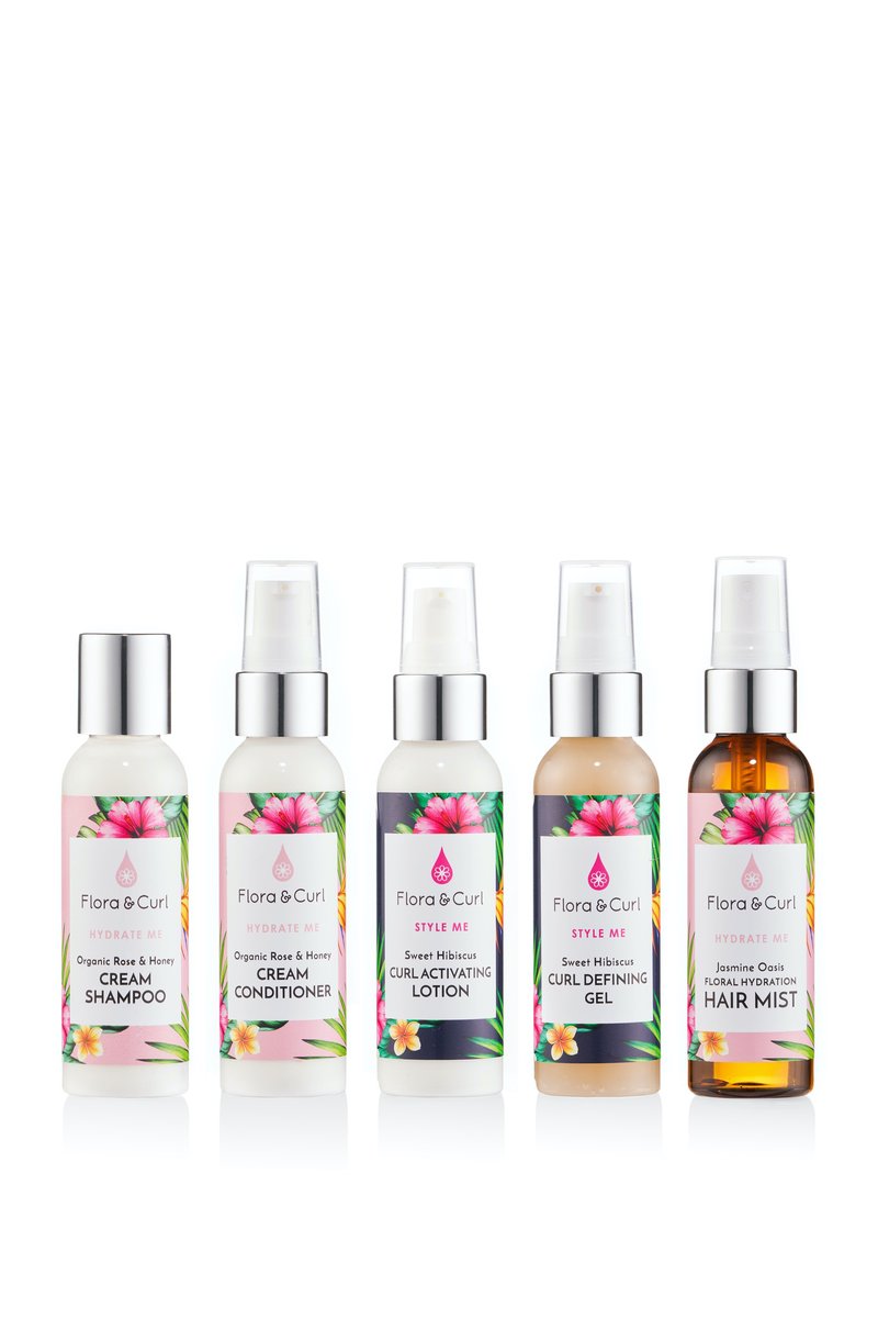 Flora & Curl Mini Essentials Curl Kit