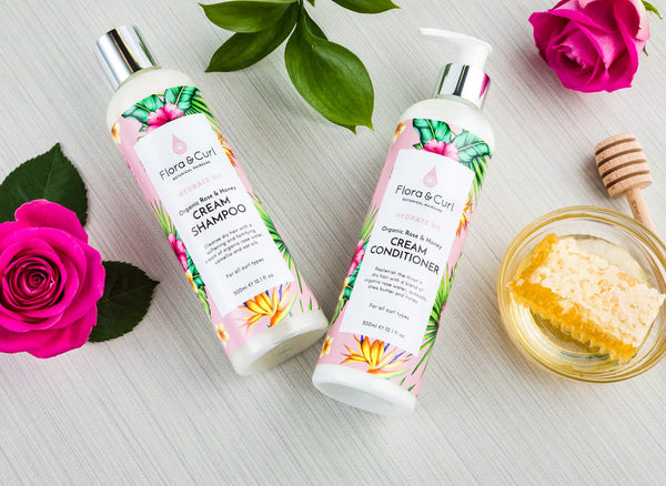Flora Curl Organic Rose & Honey Cream Shampoo