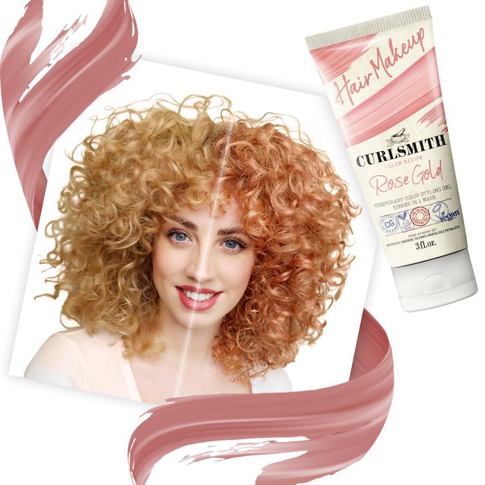 Curlsmith Hair Makeup - Rose Gold