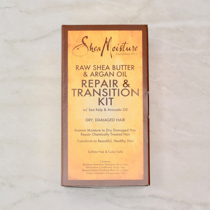 Shea Moisture Raw Shea Butter & Argan Oil Repair & Transition Kit