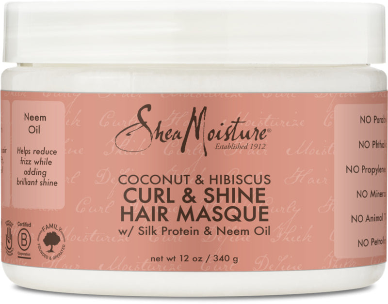 Shea Moisture Coconut & Hibicius Curl & Shine Hair Masq