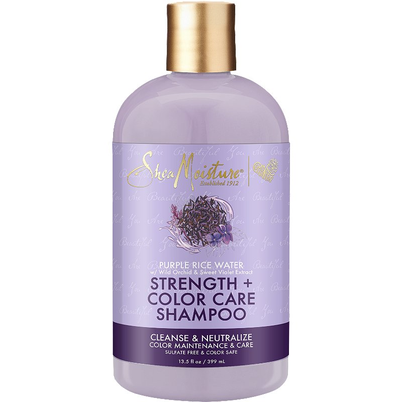 Shea Moisture Purple Rice Water Strenght & Color Care Shampoo